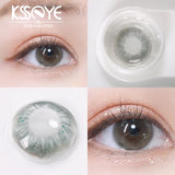 Popxstar 2Pcs Eyes Contacts Lenses with Diopter Fashion Soft Myopia Colored Lenses for Eyes Makeup Diameter 14.2mm Fast Shipping