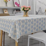 PVC Printed Square Tablecloth Waterproof Oil Resistant Washable Table Cloth Home Minimalist Dining Table Coffee Tables Cover