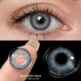 Popxstar  1Pair Contact Lenses For Eyes Color Natural Blue Brown  Beauty Yearly Cosmetic Contacts Eyes Makeup Eye Contacts Lens