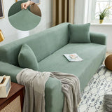 Popxstar Adjustable Elastic Sofa Cover Armchair Protector Corner L Shape Stretch Slipcovers Couch Cover 1/2/3/4/5 Seater  For Living Room