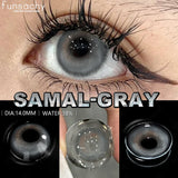 Popxstar  Cosmetics Color Contact Lenses 1pair Brown Color Lens Fashion Lenses Korean Lenses Grow Eye Big Eye Lens Gray Contacts