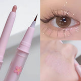 Popxstar Glitter Diamond Eyeliner Pencil Highlighter Glitter Eye Shadow Lying Silkworm Pen Makeup Beauty Female Cosmetic Korean Make Up