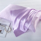 Popxstar Natural Mulberry Silk Pillowcase Decorative Luxury 6A Bed Decorative Cushion Cover Solid Envelope Style Luxury Pure Pillow Case