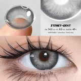 Popxstar New Colored Contact Lenses for Eyes 1 Pair Fashion Blue Eyes Lenses Brown Contacts Green Lenses Yearly Gray Contacts