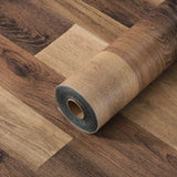 40x300cm Self-Adhesive Wood Grain PVC Stickers Thickened Waterproof Floor Wall Decals for Indoor Home Decor Easy Peel Stick