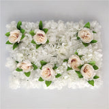 Popxstar Pink Silk Rose Flower Wall Artificial Flower for Wedding Decoration Flower Wall BabyShow Wedding Christmas Home Backdrop Decor