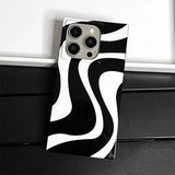 Fashion Cow Stripe Pattern Glossy Back Cover For iPhone 13 14 15 16 17 Pro Max Phone Case