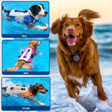 Medium Large Dog Professional Swimming Life Jacket Wear Resistant Oxford High Flotation Sleeveless Safety Water Vest