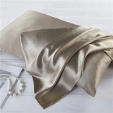 Popxstar Natural Mulberry Silk Pillowcase Decorative Luxury 6A Bed Decorative Cushion Cover Solid Envelope Style Luxury Pure Pillow Case