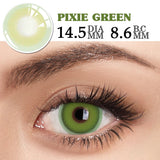 Popxstar  1 Pair Contact Lenses for Eyes Cosplay Lenses Anime Lenses Anime Accessories Halloween Lenses Black Lenses Pink Lens