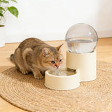 Automatic Cat Water Dispenser Leakproof Visual Window Pet Feeder Large Capacity Detachable Pet Water Fountain