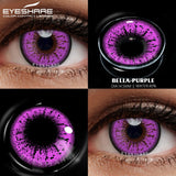 Popxstar Color Contact Lenses For Eyes 2pcs Anime Cosplay Colored Lenses Blue Crazy Halloween Lenses Contact Lens Beauty Makeup