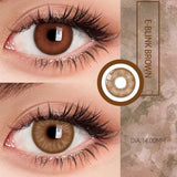Popxstar 1 Pair Colorcon Colored Contact Lenses with Degree Myopia Lenses Blue Eye Lenses High Quality Natural Contact Lenses