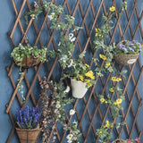 Popxstar Garden Fence Adjustable Retractable Fence Detachable  Trellis Fence  Plant Flower Climing Rack Privacy Fence Wall Decoration