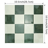 10/30 PC 3D Mosaic Style Self-Adhesive Wall Tile Kitchen Backsplash  Suitable for Kitchen Wall Decoration Square 10.5" x 10.5"