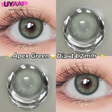 Popxstar  1 Pair Yearly Beauty Fashion Lenses Colored Contact Lenses for Eyes Blue Eyes Lenses Natural  Gray Lens Brown Lens