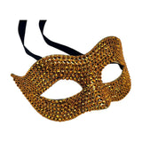Shiny Acrylic Crystal Half Face Mask Luxury Design Full Jewelry Design Masquerade Mask Sexy Rhinestone Manual Masquerade
