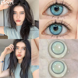 Popxstar  2Pcs Hot sale Color Contact Lens Myopia Lenses Degree Dark Night Series Fashion Contact Lenses Green Soft Cosplay Lens