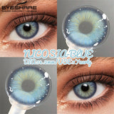 Colored Contact Lenses for Eyes 1Pair Natural Gray Contacts Blue Eye Makeup Lens Brown Eyes Contact Yearly Green Lenses