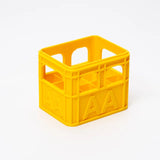 Popxstar  3D Printed Beer Crate Style AA/AAA Battery Storage Boxes Stackable Battery Organizer Home Office Desktop Decor Storage Tool Gift