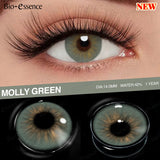 Popxstar New Arrival Bio-essence 1 Pair Gray Lenses for Eyes Color Contacts Lens Fashion Makeup Lenses Blue Pupils for Natural Eyes