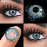 Popxstar  1 Pair Natural Color Contact Lenses for Eyes Brown Lenses Colorcont Korean Lens Yearly Beauty Gray Pupils Eye Contacts