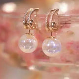 Popxstar New Green Zircon Silver Color Butterfly Long Tassel Earrings for Women Fashionable Daily Accessory Party Jewelry Birthday Gifts