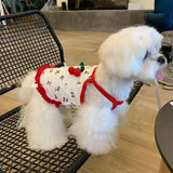 Small Dog Clothes Soft Cute Breathable Vest Dog Outfit Apparel for Thanksgiving Holiday Birthday Party Home Room Outdoor Park
