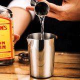 Popxstar  500ml Stainless Steel Stirring Cup Professional Bartender Kit Bar Accessories,Specialty Cocktail Shaker Tin Latta Art Coffee Cup