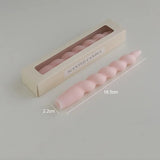 Popxstar Ins Style Spiral Long Rod Candle Scented Candle Aromatherapy Soy Wax Candles Wedding Birthday Candle Party Home Decoration