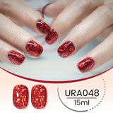 popxstar UR SUGAR 15ml Jelly Milky White Translucent Color Gel Polish Semi Permanent UV Gel Nail Art Soak Off Gel Varnish Latest Fashion