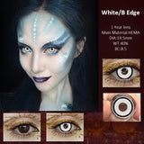 Two pieces Japanese Anime Character Lenses Cosplay Color Contact Lenses Student Anime Accessories with Eye Contact Big Eyes Lens