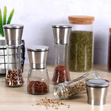 Popxstar  Pepper Grinder Kitchen Storage Tools High Bottle Grinder 304 Stainless Steel Pepper Grinder Pepper Black Pepper Grinder