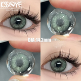 Popxstar  Color Contact Lenses 2Pcs New Product Myopia Degree 0 to -8.00 Cosplay Anime Purple Green Lenses Soft Lens