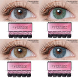 Popxstar 10Pcs=5Pair Color Contact Lenses for 1 Day Daily Lens Blue Contacts Daily Disposable High Wearing Comfort Brown Lenses