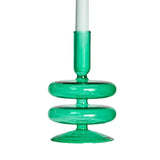 Popxstar Red Glass Candle Holders Taper Candle Stand Christmas Candle Holder Candlestick Holder Christmas Decor Green Glass