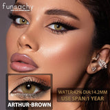 1 Pair Colorcon Korean Lenses Color Contact Lenses For Eyes Lenses Natural Lens Cosmetic Contact Lens Fashion Pupils