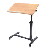 Popxstar Adjustable Laptop Desk 360° Rotating Tabletop Mobile Stand Home Office Tray Standing Rolling Study Table Computer Workstation