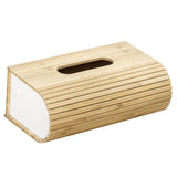 Popxstar  Bamboo Tissue Box Bedroom Paper Box Storage for Home Living Room Decoration Dining Room Coffee Table Simple Tissue Box