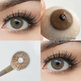 1pair High Quality Colorld Contact Lenses With Degree for Eyes Angeles Series Purple Contact Lenses 14.2mm Korean Lenses