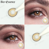 Popxstar  0~-6.00 Myopia Lenses Colored Contact Lenses with Degree Bubble Series Natural Eye Contact Prescription Lenses