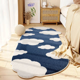 Popxstar Shaped Bedroom Carpet Comfortable Soft Modern Home Decoration Aesthetics Cloud Balcony Rug Corridor Rug