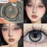 Popxstar  2pcs/pair Beauty Purple Contact Lenses for Eyes Myopia Colored Contact Lenses Natural Blue Lens Fashion Cosplay Pupils