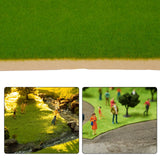 Popxstar 35x100cm Grass Mat Thin Artificial Lawns Landscape Grass Mat For Model Train Not Adhesive Paper Lawn Fake Turf Decoration Garden
