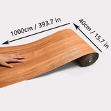 Popxstar Decorative moisture-proof anti fouling self-adhesive wallpaper wood grain background wall bedroom kitchen floor sticker