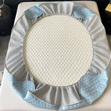 Popxstar Simple Thicken Latex Summer Mat for Bed High-quality Cool Feeling Fabric Fitted Bed Sheet Set Queen Breathable Ice Silk Bed Mats