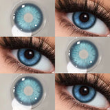 Popxstar Color Contact Lenses Colored Fashion Beauty Lenses for New User Makeup Green Contact High Quality Natural Contact