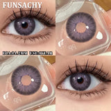 1 Pair contact lenses for eyes color eye contacts brown gray lens beautiful pupils for makeup yearly use