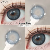 Popxstar  Fashion1 Pair  Color Contact Lenses High Quality Lenses Blue Myopia Lenses Makeup Gradient Lenses