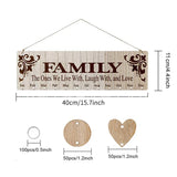 Popxstar Eid DIY Decor Wooden Calendar Pendant Family Wedding Birthday Special Days Countdown Reminder Board For Christmas Gifts